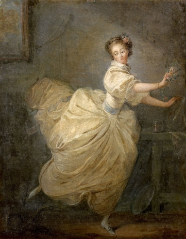 Danseuse de Schall dans le Petit salon