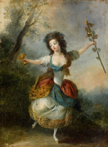 Danseuse de Schall dans le Petit salon